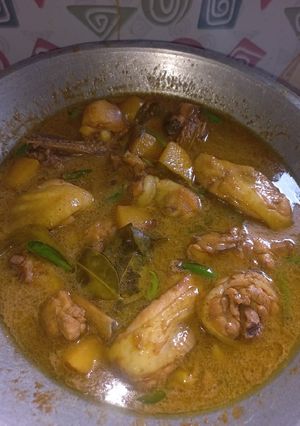 Foto resep Semur ayam kentang pedas