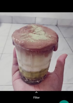 Foto resep Dalgona alpukat chocholatos