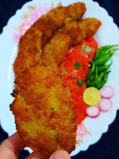 عکسی از دستور کتلت گوشت بدون تخم مرغ