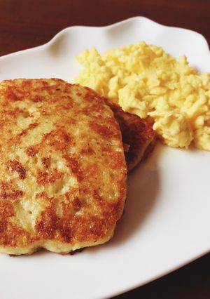 Foto resep Hashbrown & Scrambled Egg