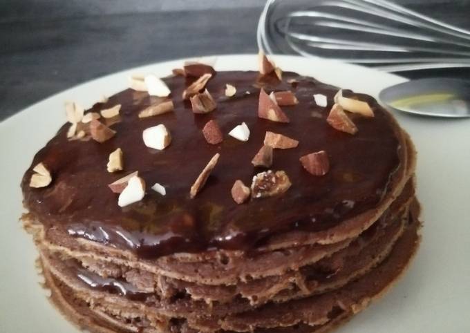 Le moyen le plus simple de Préparer Appétissante Gâteau de crêpes au
chocolat-pâte à tartiner