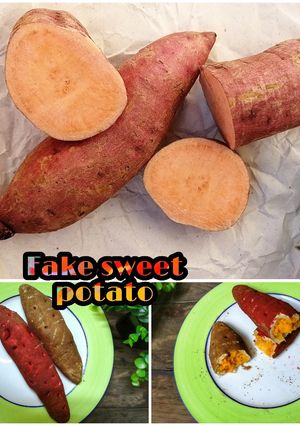 صورة لوصفة خبز البطاطا الحلوه ابتكار خدعه 😂