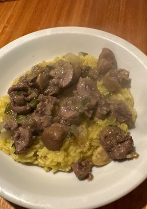 Una foto de Arroz con riñones