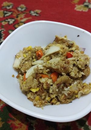 Foto resep Oseng mandai pedas