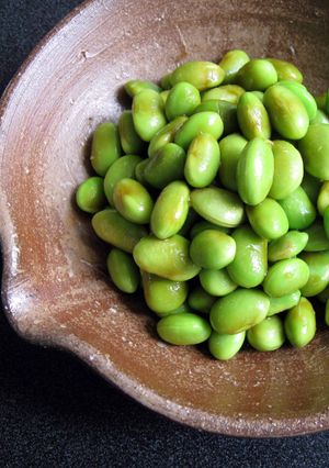 A picture of Soy Sauce Marinated Edamame.