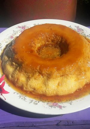Una foto de Flan italiano con dulce de leche❤❤