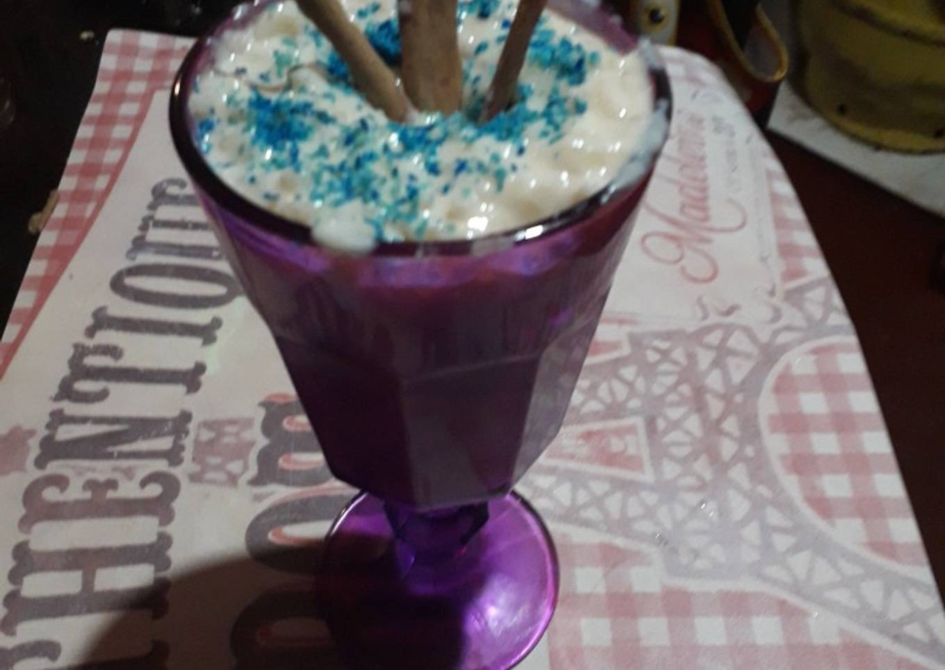 Arroz con leche con coco y leche condensada