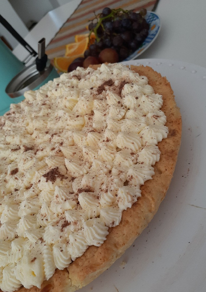 Una foto de Tarta banana split 🍌