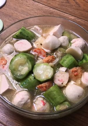 Foto resep Oyong bening baso tahu