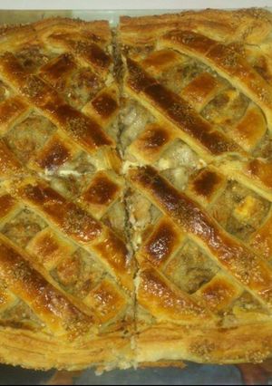 Une photo de Tourte pâte feuilletée salée