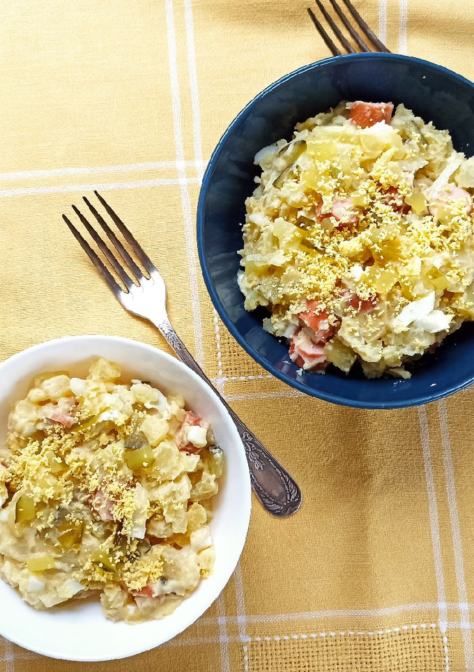 Una foto de Ensalada de patata Alemana. Kartoffelsalat