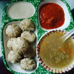 A picture of Veg Momos.