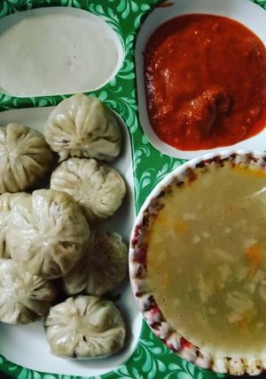 A picture of Veg Momos.
