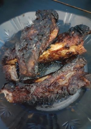 Una foto de Costillas de cerdo bbq