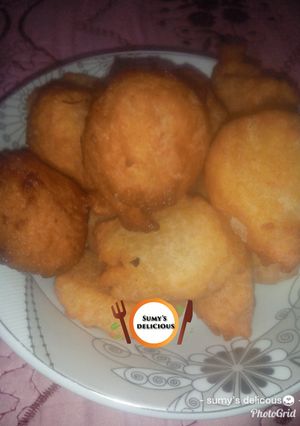 A picture of Semovita puff puff.