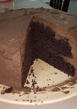 Foto resep Devil's Food Cake (Cake Cokelat)