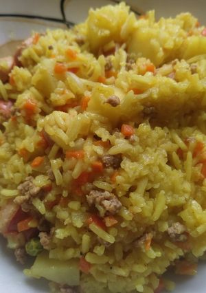Una foto de Arroz a la valenciana