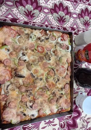 عکسی از دستور پیتزا