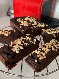 Una foto de Brownie de guisantes, delicioso y súper saludable!