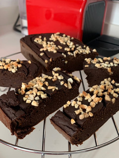 Una foto de Brownie de guisantes, delicioso y súper saludable!