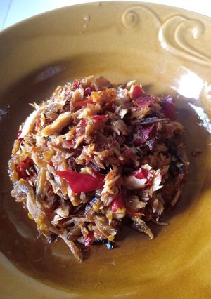 Foto resep Tongkol suwir pedas