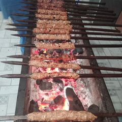 Bar B Q kabab A picture of Bar B Q kabab.
