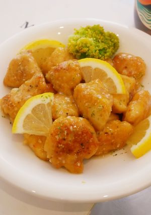平底鍋「檸檬蜜汁雞塊」酸甜多汁又鮮嫩！！ 的食譜成品照片