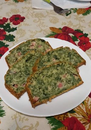 Foto di Plumcake salato di spinaci e pancetta