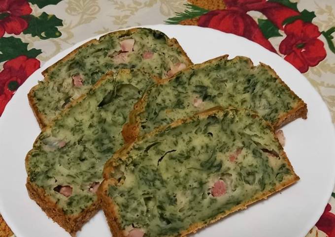 Ricetta di Ultimate Plumcake salato di spinaci e pancetta