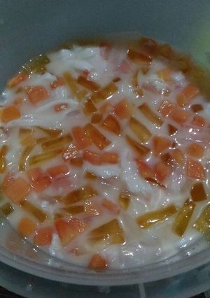 Foto resep Es buah sirup leci