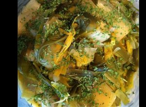 Une photo de Poireaux vinaigrette aux fines herbes