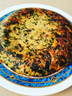 Una foto de Tortilla de acelga