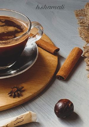 صورة لوصفة قهوه بقرفه