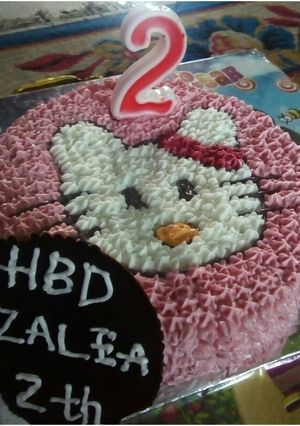 Foto resep Rainbow cake kukus