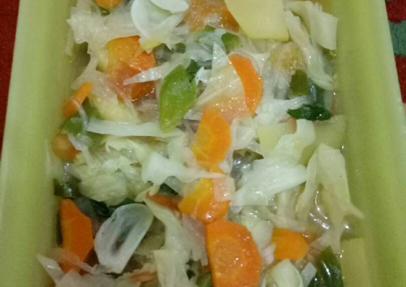 Sop sayur simple