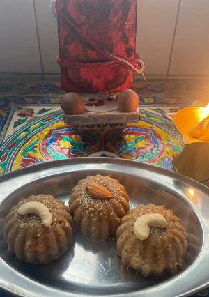 ચૂરમાના લાડુ રેસીપી મુખ્ય ફોટો