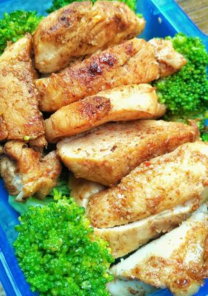 Foto resep Ayam Panggang Brokoli (menu diet enak dan sehat) super gampang!