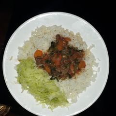 Rice,Cabbage,Meat Stew#festivedishcontestkakamega#authormarathon A picture of Rice,Cabbage,Meat Stew#festivedishcontestkakamega#authormarathon.