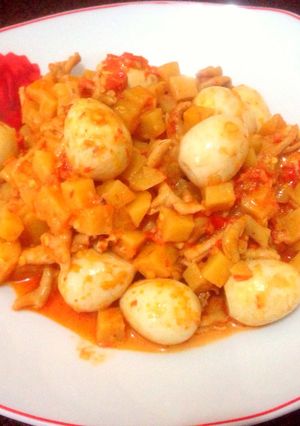 Foto resep Sambal Goreng Kentang Telur Puyuh
