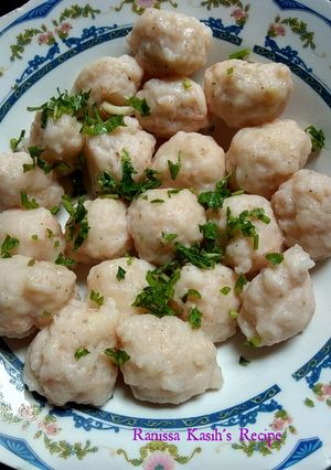 Foto resep Bakso Udang Kenyal Tanpa Backing Powder Resep: Xanderskitchen