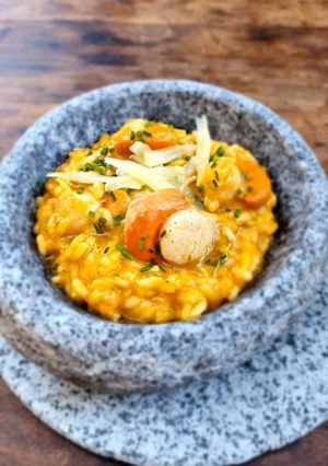 Una foto de Risotto de Ostiones