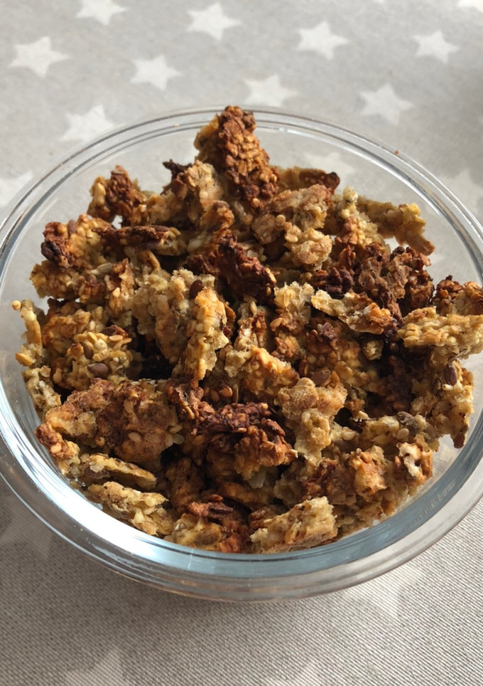 Una foto de Muesli casero sano y fitness