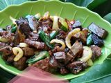 Daging paruh sapi goreng kecap