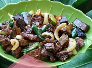 Foto resep Daging paruh sapi goreng kecap