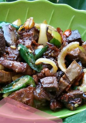 Foto resep Daging paruh sapi goreng kecap