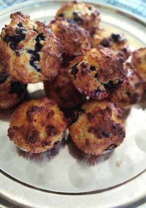 Φωτογραφία της συνταγής Light blueberry muffins