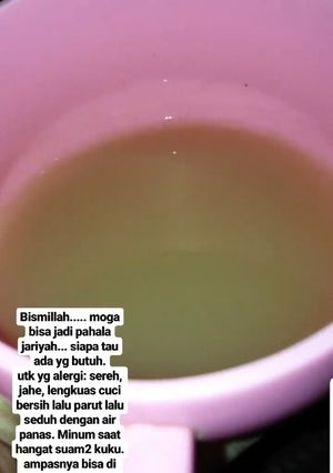 Foto resep Jamu alergi alami