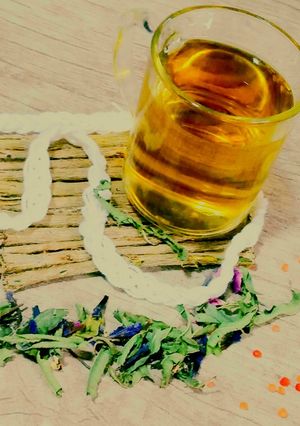 عکسی از دستور شربت کاسنی 🦋🌸