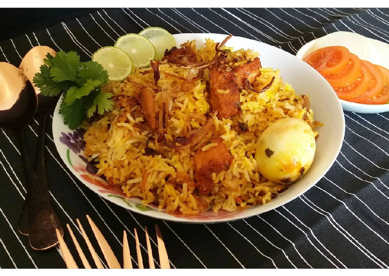 Chicken 65 biryani