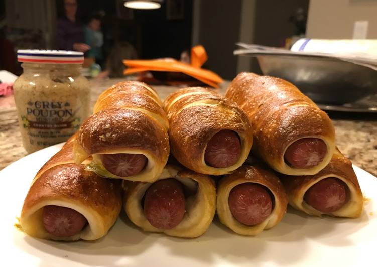 Recipe of Award-winning Easy Pretzel Dogs